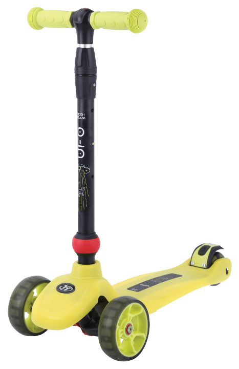 картинка Самокат Tech Team Ufo (желтый/ зеленый) | велосалон Драйв г. Липецк